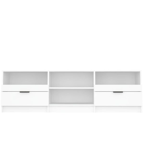 Hetton TV Cabinet 150×33.5×45 cm Engineered Wood – White