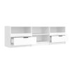 Hetton TV Cabinet 150×33.5×45 cm Engineered Wood – White