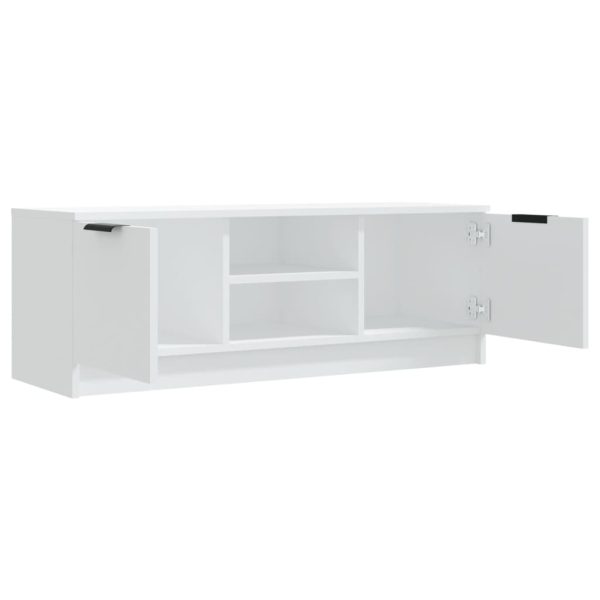 Cheshire TV Cabinet 102x35x36.5 cm Engineered Wood – White