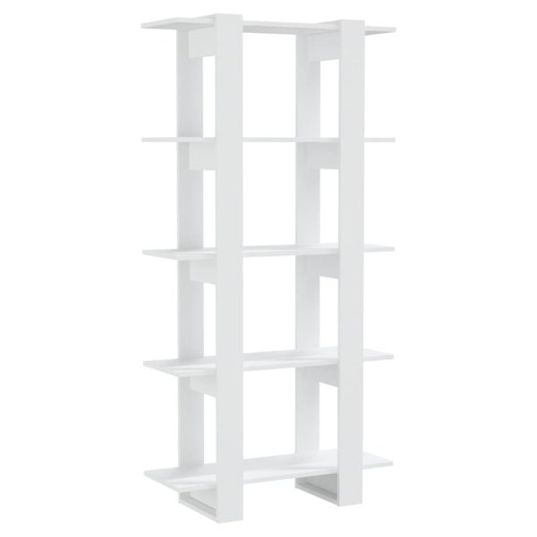 Cicero Book Cabinet/Room Divider 80x30x160 cm Engineered Wood