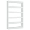 Bradwell Book Cabinet/Room Divider 100x30x166 cm – White