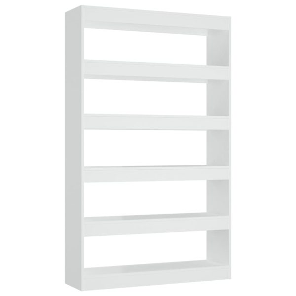 Bradwell Book Cabinet/Room Divider 100x30x166 cm – White