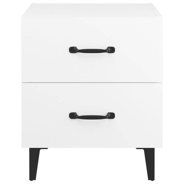 Broadlands Bedside Cabinet 40x35x47.5 cm – White, 2