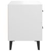 Broadlands Bedside Cabinet 40x35x47.5 cm – White, 2