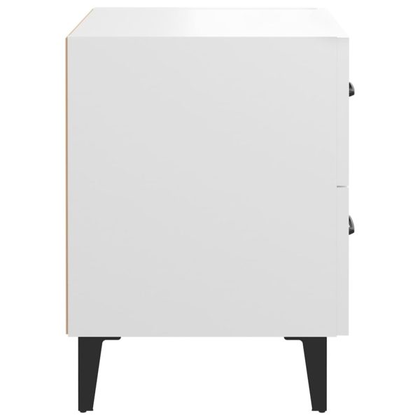 Broadlands Bedside Cabinet 40x35x47.5 cm – White, 2