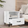 Utica Bedside Cabinet Engineered Wood – White, 1