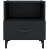 Utica Bedside Cabinet Engineered Wood – Black, 1