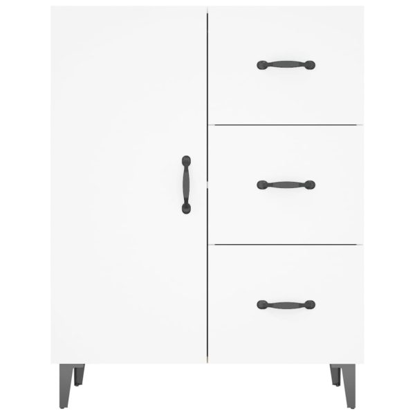 Sideboard 69.5x34x90 cm Engineered Wood – White