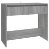 Console Table 89x41x76.5 cm Engineered Wood – Grey Sonoma