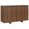 Sideboard 120x41x75 cm Engineered Wood – Brown Oak