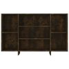 Sideboard 120x30x75 cm Engineered Wood – Smoked Oak