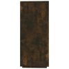 Sideboard 120x30x75 cm Engineered Wood – Smoked Oak