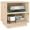 Glens Bedside Cabinet 40x34x40 cm Solid Wood Pine – Brown, 1