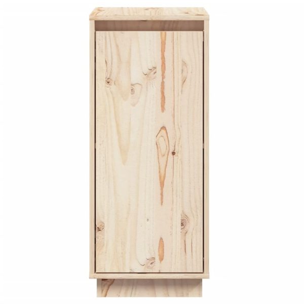 Sideboard 31.5x34x75 cm Solid Wood Pine – Brown, 1