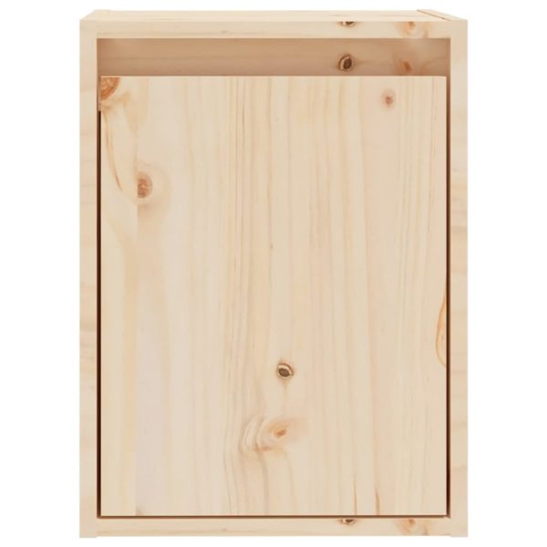 Wall Cabinet 30x30x40 cm Solid Wood Pine – Brown, 1
