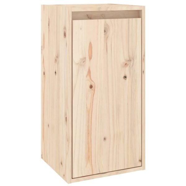 Wall Cabinet 30x30x60 cm Solid Wood Pine – Brown, 1