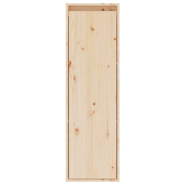 Wall Cabinet 30x30x100 cm Solid Wood Pine – Brown, 2