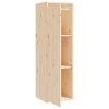 Wall Cabinet 30x30x100 cm Solid Wood Pine – Brown, 2