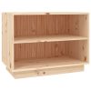 Shoe Cabinet 60x34x45 cm Solid Wood Pine – Brown