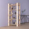 Broadwater Book Cabinet/Room Divider 80x35x160 cm Solid Wood – Brown