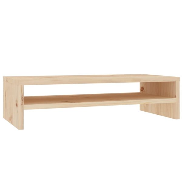 Douglasville Monitor Stand 50x24x13 cm Solid Wood Pine