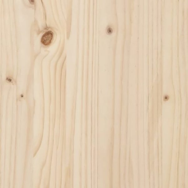 Pernatty Monitor Stand 50x27x15 cm Solid Wood Pine – Brown