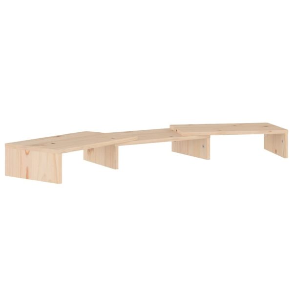 Birstall Monitor Stand Solid Wood Pine