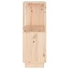 Dunkirk Book Cabinet/Room Divider 51x25x70 cm Solid Wood Pine – Brown