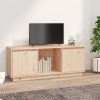 Grays TV Cabinet 110.5x35x44 cm Solid Wood Pine – Brown