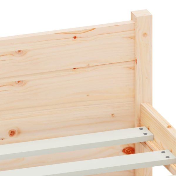 Amesbury Bed Frame Solid Wood – SINGLE, Brown