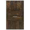 Grayslake Wall-mounted Bedside Cabinet – Smoked Oak, 1