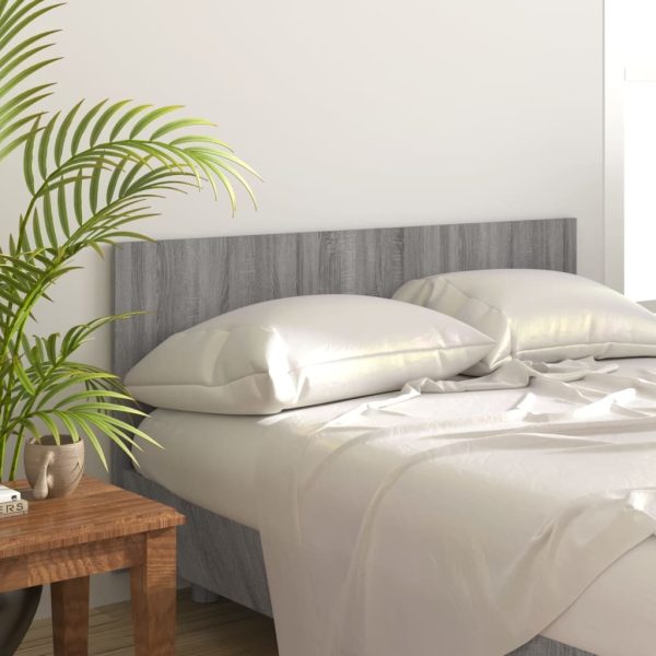 Bed Headboard 160×1.5×80 cm Engineered Wood – Grey Sonoma