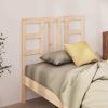 Bed Headboard Solid Wood Pine – 96x4x100 cm, Brown