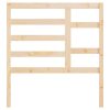 Bed Headboard Solid Wood Pine – 96x4x104 cm, Brown