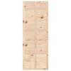 Barn Door Solid Wood Pine – 80×1.8×214 cm, Brown