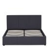 Jupiter Luxury Gas Lift Bed with Headboard (Model 1) – KING SINGLE, Charcoal
