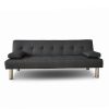 Boonton Sofia 2-in-1 Sofa Bed – Charcoal