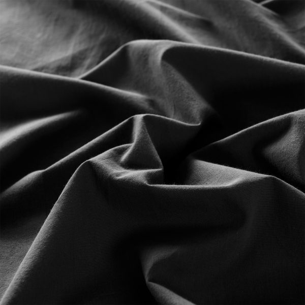 Royal Comfort Vintage Washed 100 % Cotton Sheet Set – DOUBLE, Charcoal