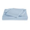 Kensington 1200Tc Cotton Sheet Set In Stripe – KING, Blue