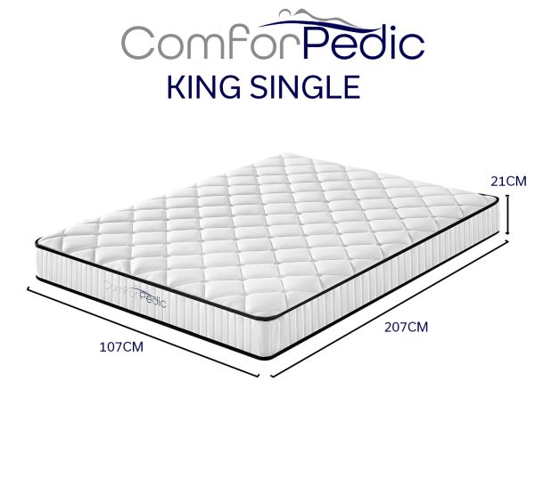 Baildon Royal Comfort Comforpedic Bonnell Spring Mattress – KING SINGLE