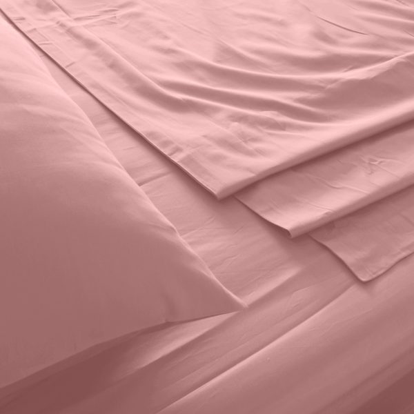 Royal Comfort – Balmain 1000TC Bamboo cotton Sheet Sets – DOUBLE, Blush