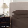 Royal Comfort 1500 TC Cotton Rich Fitted sheet 3 PC Set – KING, Dusk Grey