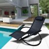 Arcadia Furniture Zero Gravity Rocking Chair – Black