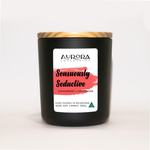 Aurora Soy Candle Australian Made 300g – Sensuously Seductive