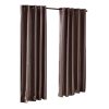 2X Blockout Curtains Blackout Curtain Bedroom Window Eyelet – 140 x 230 cm, Taupe