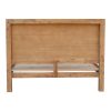 Avon Bed Frame in Solid Wood Veneered Acacia Bedroom Timber Slat – KING SINGLE, Oak