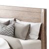 Avon Bed Frame in Solid Wood Veneered Acacia Bedroom Timber Slat – QUEEN, Oak