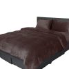 Luxury Flannel Quilt Cover with Pillowcase – KING, Mink
