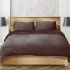 Luxury Flannel Quilt Cover with Pillowcase – KING, Mink