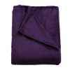 320GSM Ultra Soft Mink Blanket Warm Throw – 220 x 240 cm, Aubergine